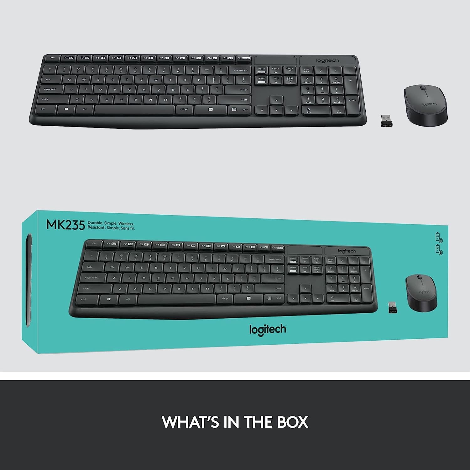 Buy Logitech MK235 Wireless Keyboard and Mouse Combo 3-Year Keyboard Battery Online in Pakistan - UGREEN PK