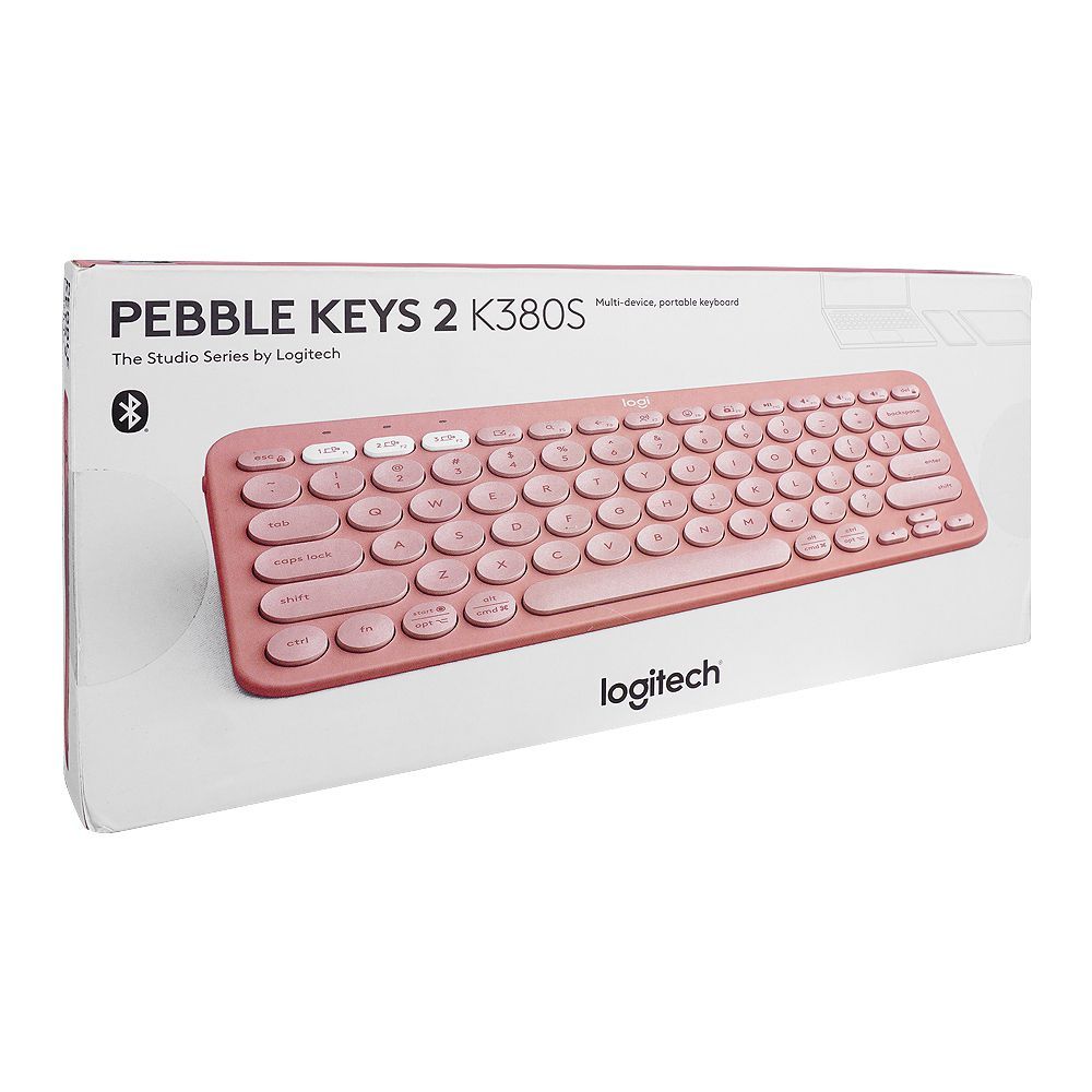 Buy Logitech Pebble Keys 2 K380s Bluetooth Keyboard (Rose) Multi-Device, Quiet Typing Online in Pakistan - UGREEN PK