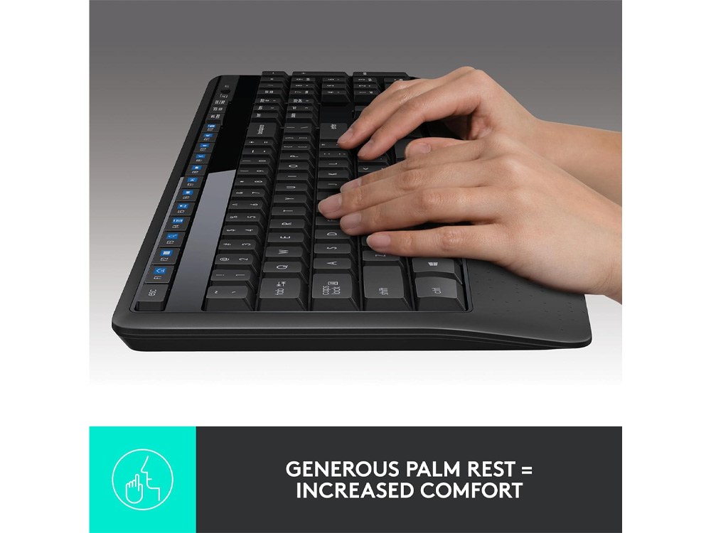 Buy Logitech MK345 Wireless Combo, Full-Size Keyboard with Palm Rest, Spill-Resistant Online in Pakistan - UGREEN PK