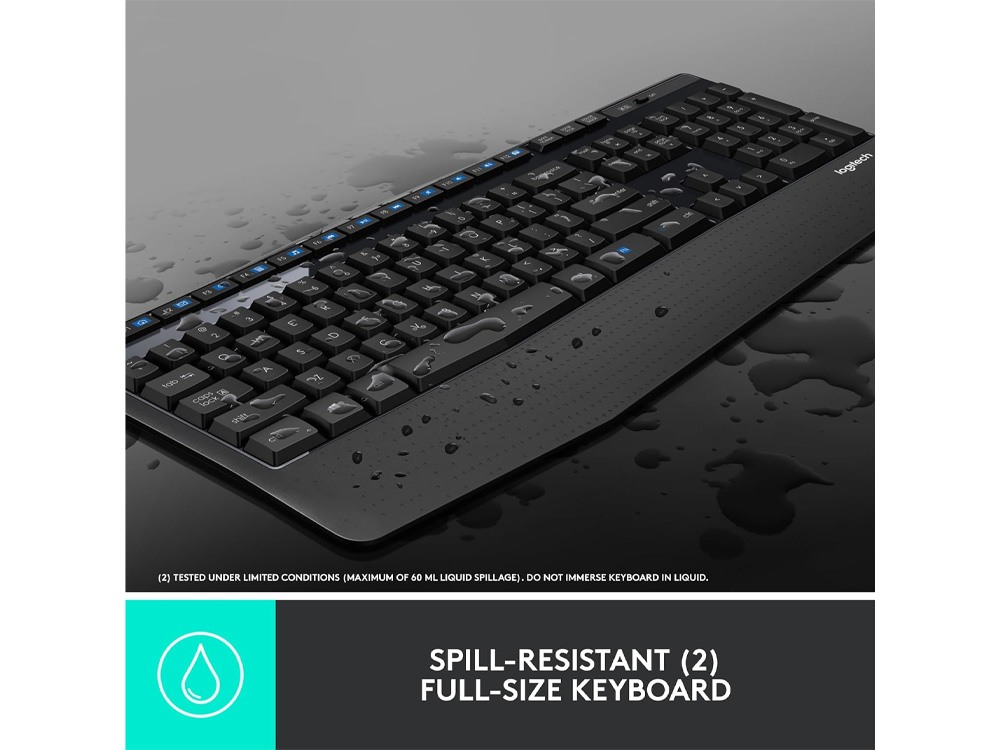 Buy Logitech MK345 Wireless Combo, Full-Size Keyboard with Palm Rest, Spill-Resistant Online in Pakistan - UGREEN PK