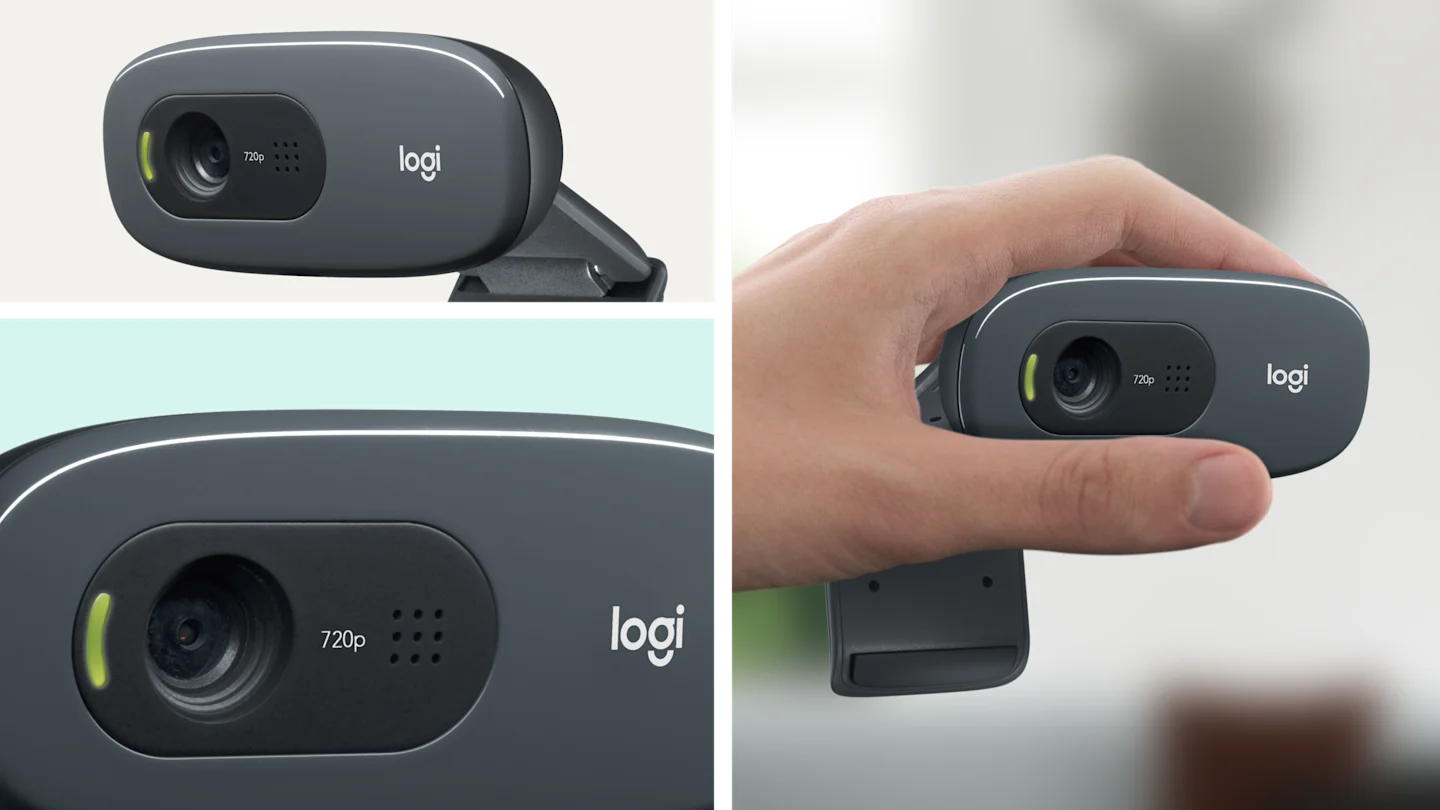 Logitech C270 HD Webcam 720p HD Video, Noise-Reducing Microphone, Universal Clip For Skype, Zoom, Teams Buy Logitech C270 HD Webcam 720p HD Video, Noise-Reducing Microphone, Universal Clip For Skype, Zoom, Teams Online in Pakistan - UGREEN PK