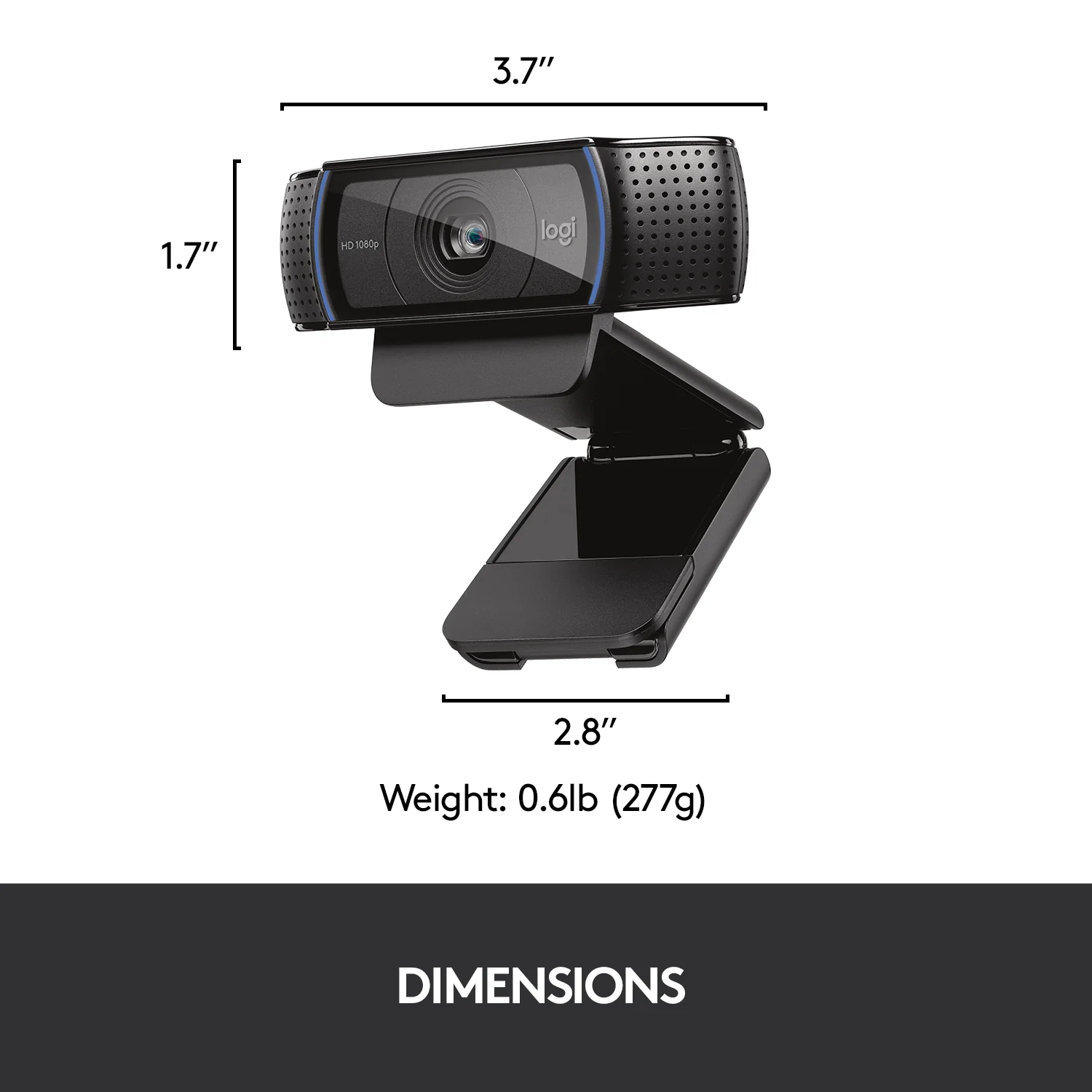 Buy Logitech C920 HD Pro Webcam Full HD 1080p, Stereo Mics, Autofocus For Streaming, Zoom, Skype Online in Pakistan - UGREEN PK