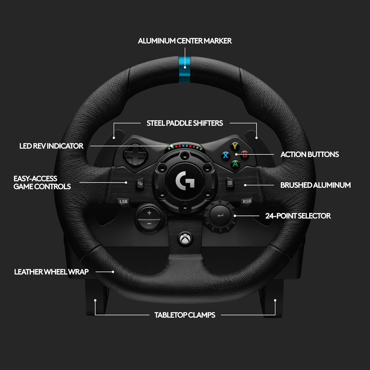Buy Logitech G923 TRUEFORCE Racing Wheel & Pedals, Dual-Motor Force Feedback, Progressive Brake Compatible for PS5, PS4, PC Online in Pakistan - UGREEN PK