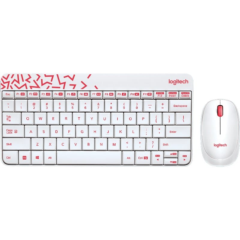 Buy Logitech MK240 Wireless Keyboard and Mouse Combo - White/Vivid Red Online in Pakistan - UGREEN PK