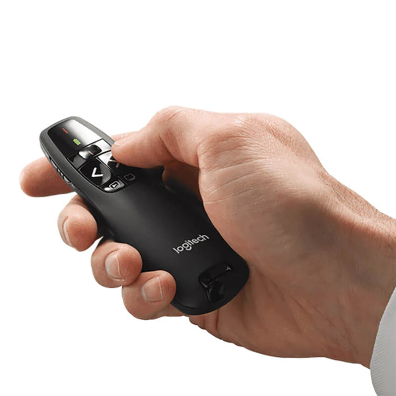 Buy Logitech R400 Wireless Presenter with Red Laser Pointer (15M Range) Plug & Play USB Receiver Online in Pakistan - UGREEN PK