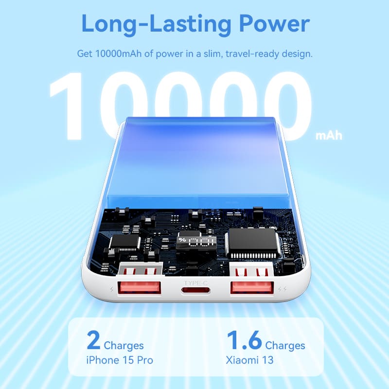 Buy VENTION FHKB0 10000mAh Power Bank with 22.5W PD 3.0 Fast Charging Battery iPhone 17/16/15 /14 Online in Pakistan - UGREEN PK