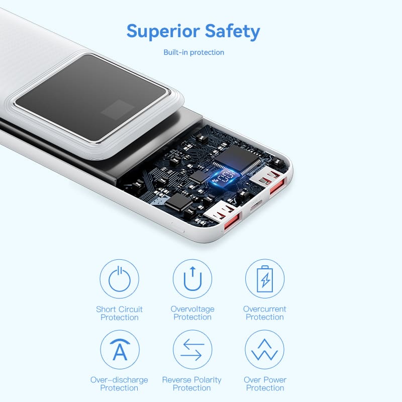 Buy VENTION FHKB0 10000mAh Power Bank with 22.5W PD 3.0 Fast Charging Battery iPhone 17/16/15 /14 Online in Pakistan - UGREEN PK