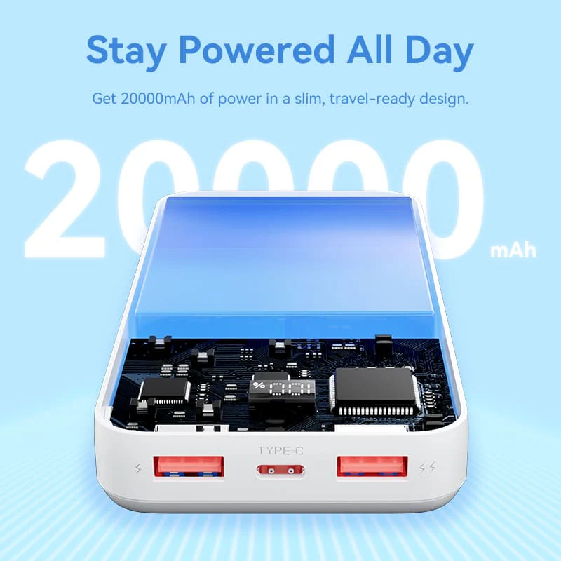 Buy VENTION FHLB0 20000mAh Power Bank with 22.5W PD 3.0 Fast Charging Battery iPhone 17/16/15 /14 Online in Pakistan - UGREEN PK