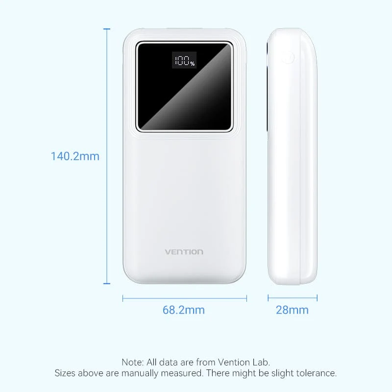 Buy VENTION FHLB0 20000mAh Power Bank with 22.5W PD 3.0 Fast Charging Battery iPhone 17/16/15 /14 Online in Pakistan - UGREEN PK