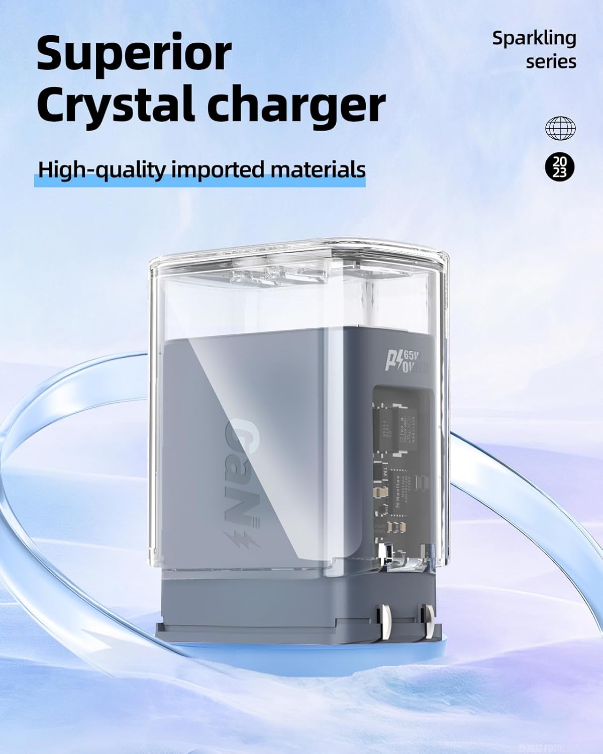 Buy Acefast A47 65W GaN3 Fast Charger 3-Port Transparent Design AI Temp Control Online in Pakistan - UGREEN PK