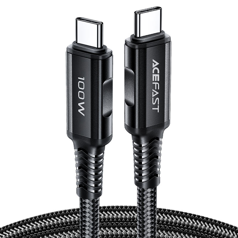 Buy Acefast C4-03 100W USB-C to USB-C Fast Charging Cable (2 Meter) E-Marker Chip Compatible for iPhone 17/16/15 Online in Pakistan - UGREEN PK