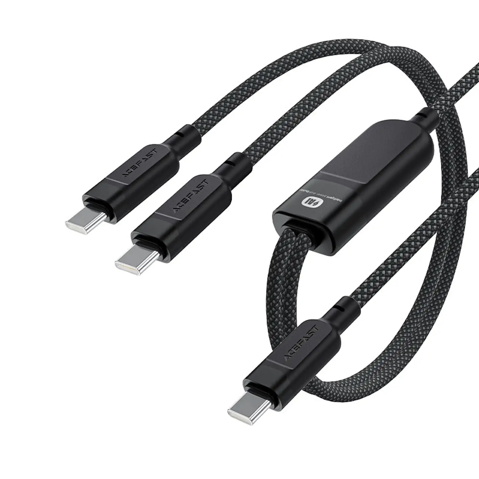 Buy Acefast C5-11 100W Dual USB-C Charging Cable 1-to-2 Splitter (1.2 Mete) AI Power Distribution Online in Pakistan - UGREEN PK