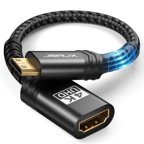 Buy JSAUX Mini HDMI to HDMI Adapter 0.2m 4K@60Hz HDR Online in Pakistan - UGREEN PK