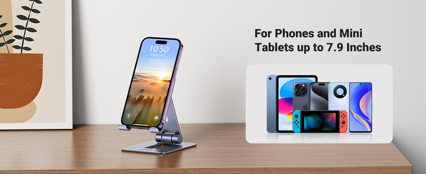 UGREEN 15608 Aluminum Phone Stand Holder Adjustable Foldable Desktop Dock for iPhone 17/16/15 Pro Max Buy UGREEN 15608 Aluminum Phone Stand Holder Adjustable Foldable Desktop Dock for iPhone 17/16/15 Pro Max Online in Pakistan - UGREEN PK