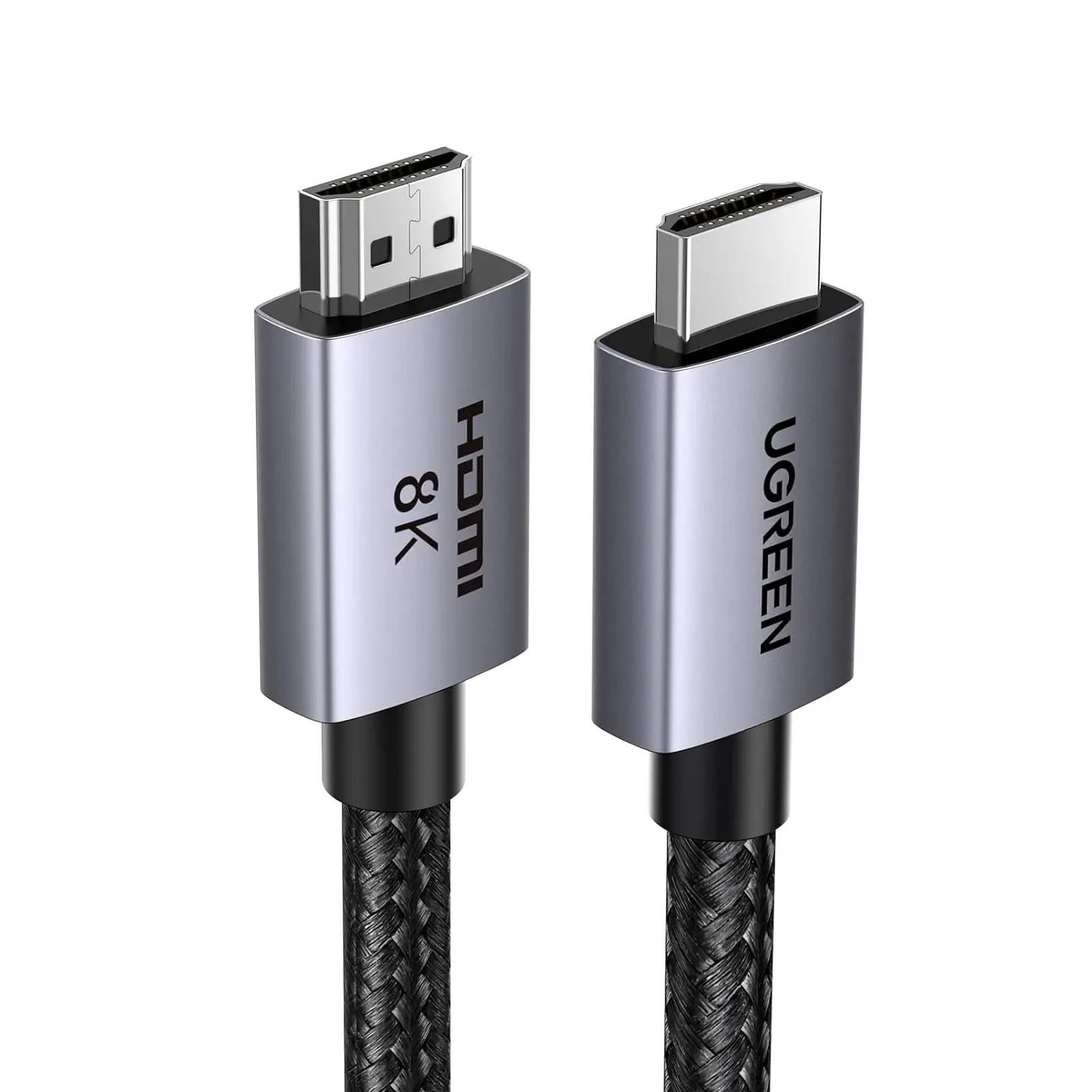 Buy UGREEN 25914ย 8K HDMI 2.1 Certified Cable 48Gbps (10 Meters) 8K@60Hz 4K@120Hz 144Hz, High Speed Braided Cord with eARC Online in Pakistan - UGREEN PK