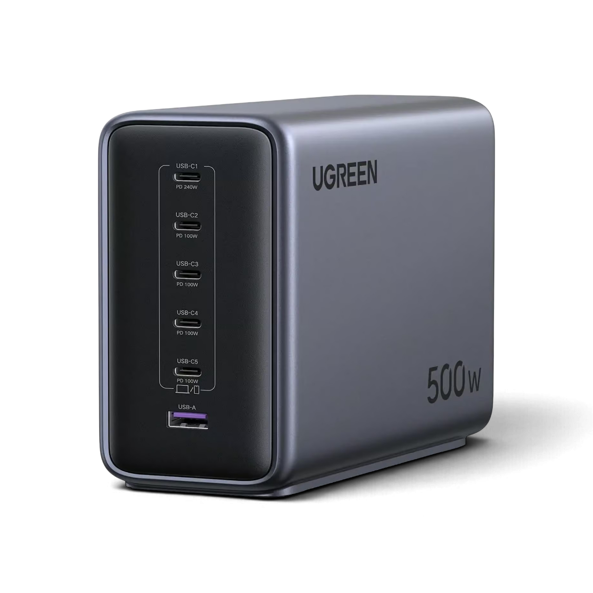 UGREEN 55550B 500W GaN Charger 6-Port PD 3.1 Desktop - UGREEN PK