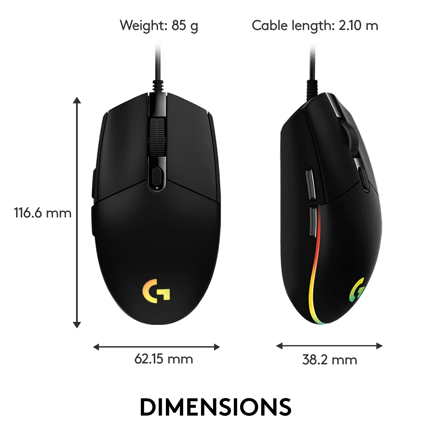 Buy Logitech G102 LightSync RGB Gaming Mouse Online in Pakistan - UGREEN PK