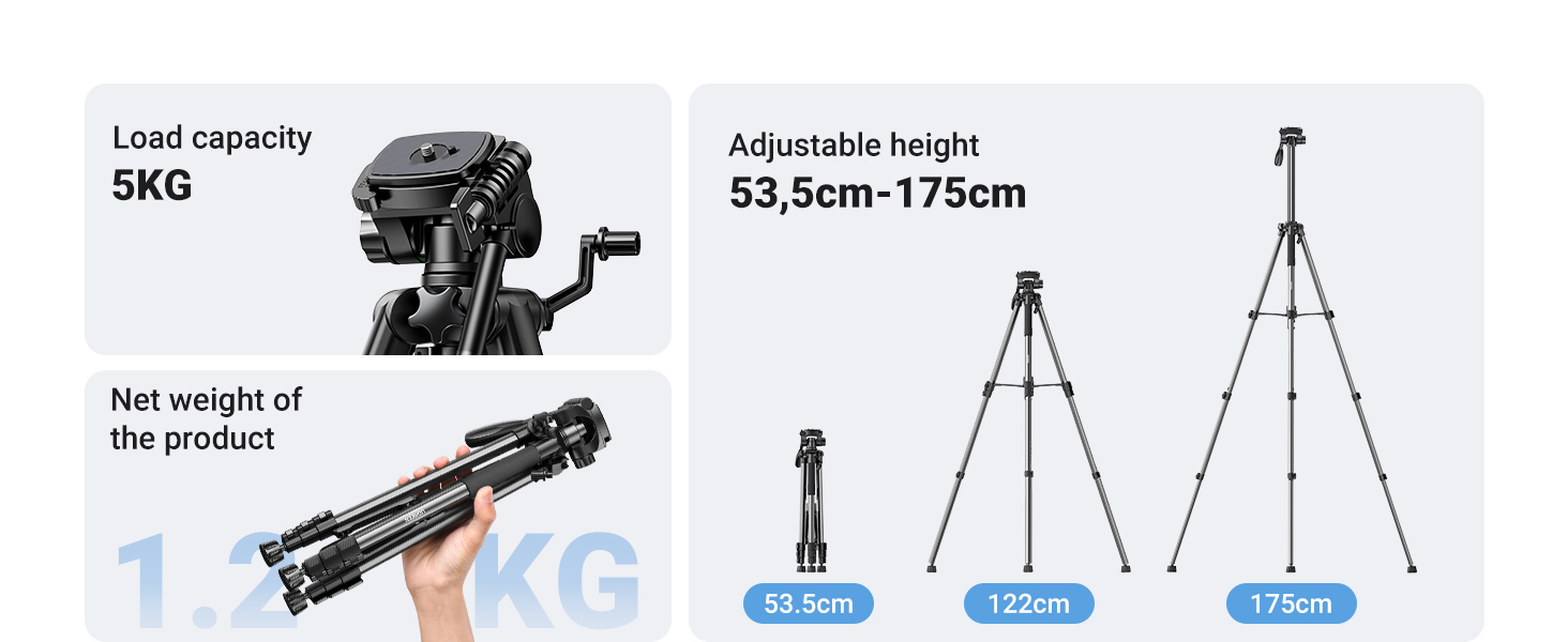 UGREEN 15187 Professional Camera Tripod Stand 69 Buy UGREEN 15187 Professional Camera Tripod Stand 69