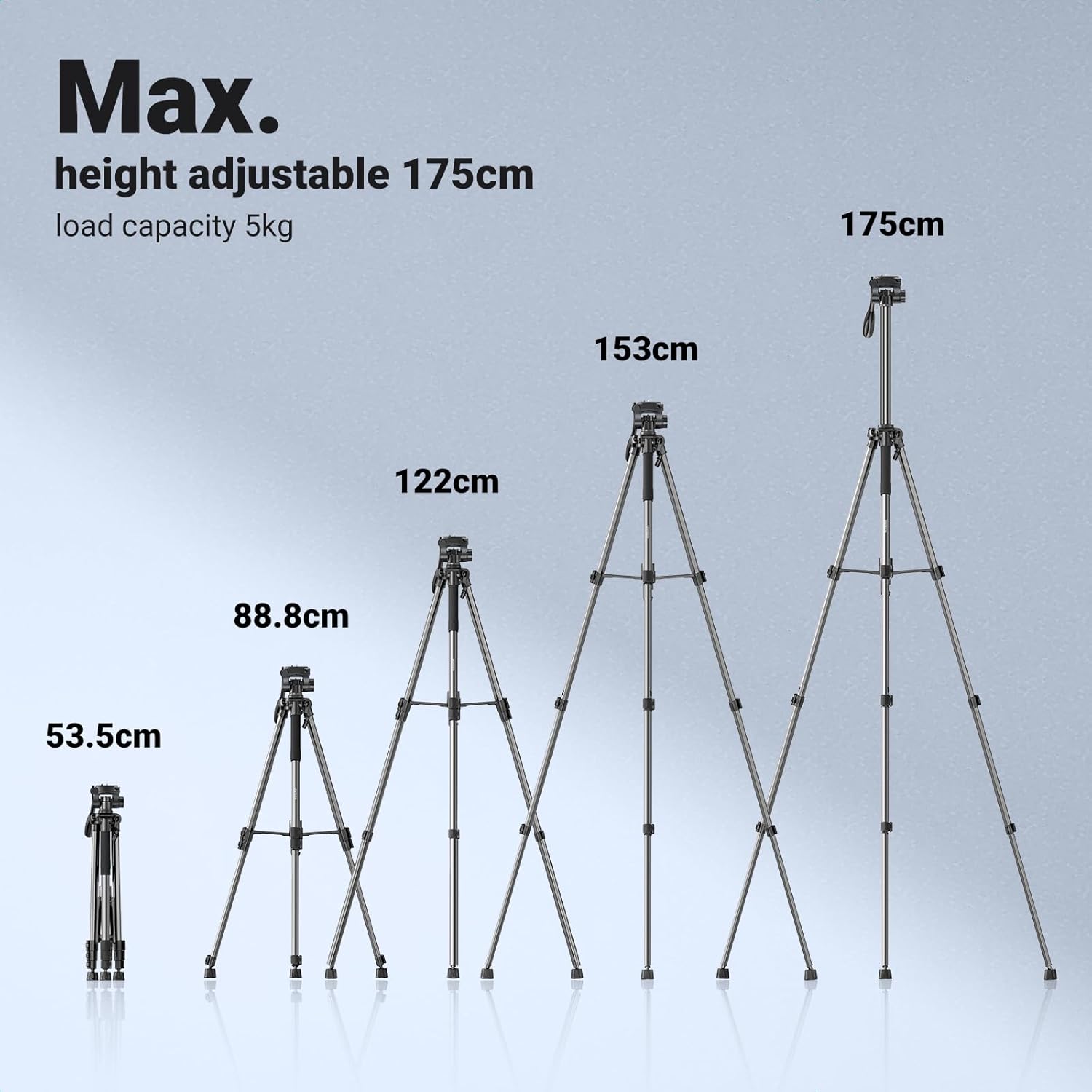 Buy UGREEN 15187 Professional Camera Tripod Stand 69" Heavy Duty Aluminum Tripod for DSLR/SLR Online in Pakistan - UGREEN PK