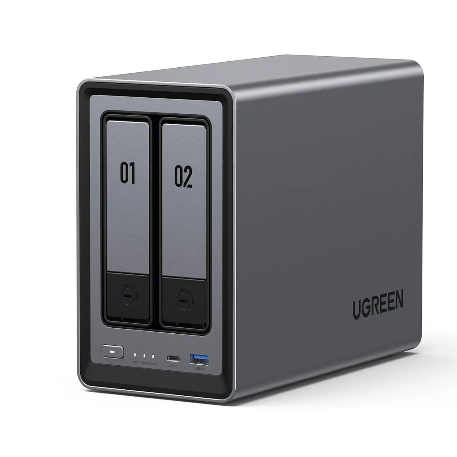 Buy UGREEN 25242ย NASync DXP2800 2-Bay Desktop NASย (Diskless) Intel N100 CPU, 8GB DDR5, 2.5GbE, Dual M.2 Slots, 4K HDMI Online in Pakistan - UGREEN PK