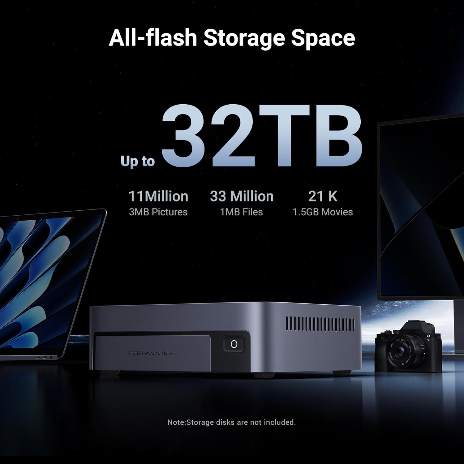 Buy UGREEN 25891 NASync DXP480T Plusย 4-Bay All-Flash SSD NAS (Diskless) Online in Pakistan - UGREEN PK