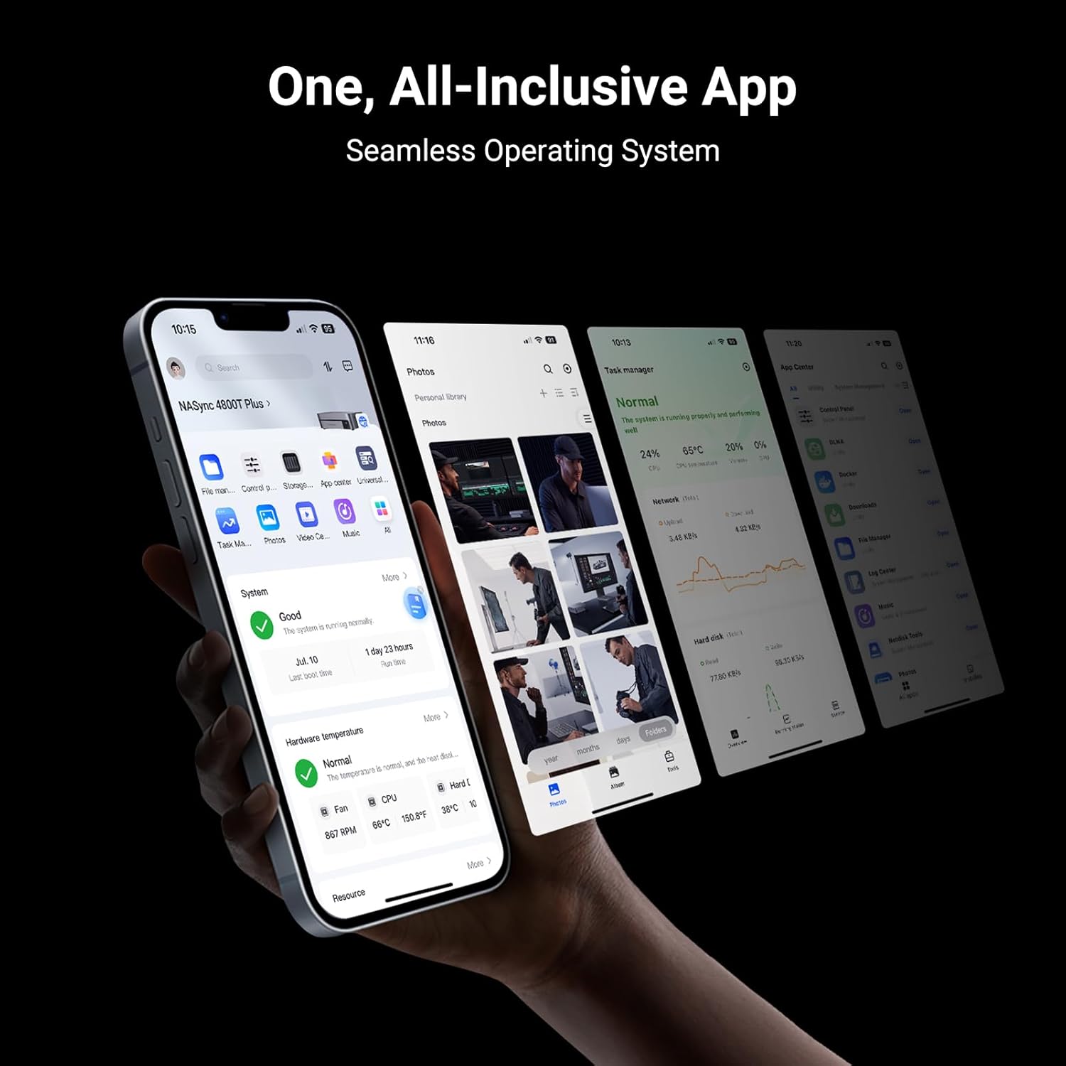 Buy UGREEN 25891 NASync DXP480T Plusย 4-Bay All-Flash SSD NAS (Diskless) Online in Pakistan - UGREEN PK