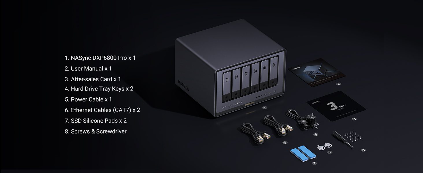 UGREEN 25898ย NASync DXP6800 Pro 6-Bay NAS Enterprise-Grade Storage (Diskless) Buy UGREEN 25898ย NASync DXP6800 Pro 6-Bay NAS Enterprise-Grade Storage (Diskless) Online in Pakistan - UGREEN PK