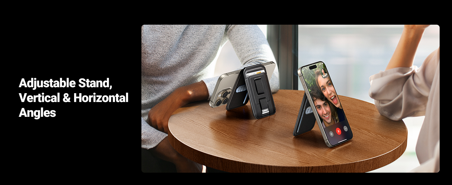UGREEN 45166 Magnetic Phone Wallet for MagSafe Compatible iPhone with 3-Card Slot, Adjustable Stand (30°-150°) Buy UGREEN 45166 Magnetic Phone Wallet for MagSafe Compatible iPhone with 3-Card Slot, Adjustable Stand (30°-150°) Online in Pakistan - UGREEN PK
