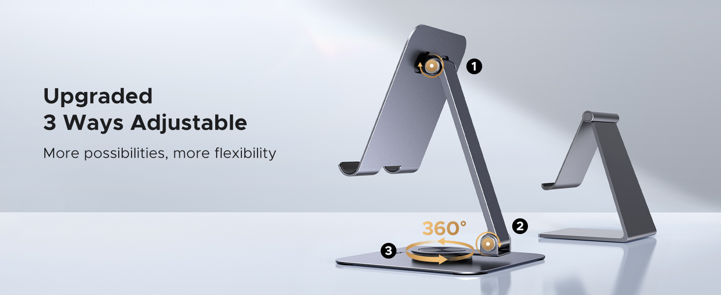 UGREEN 45860 Aluminum 360 Rotating Tablet Stand Holder for Desk, Foldable & Portable Buy UGREEN 45860 Aluminum 360 Rotating Tablet Stand Holder for Desk, Foldable & Portable Online in Pakistan - UGREEN PK