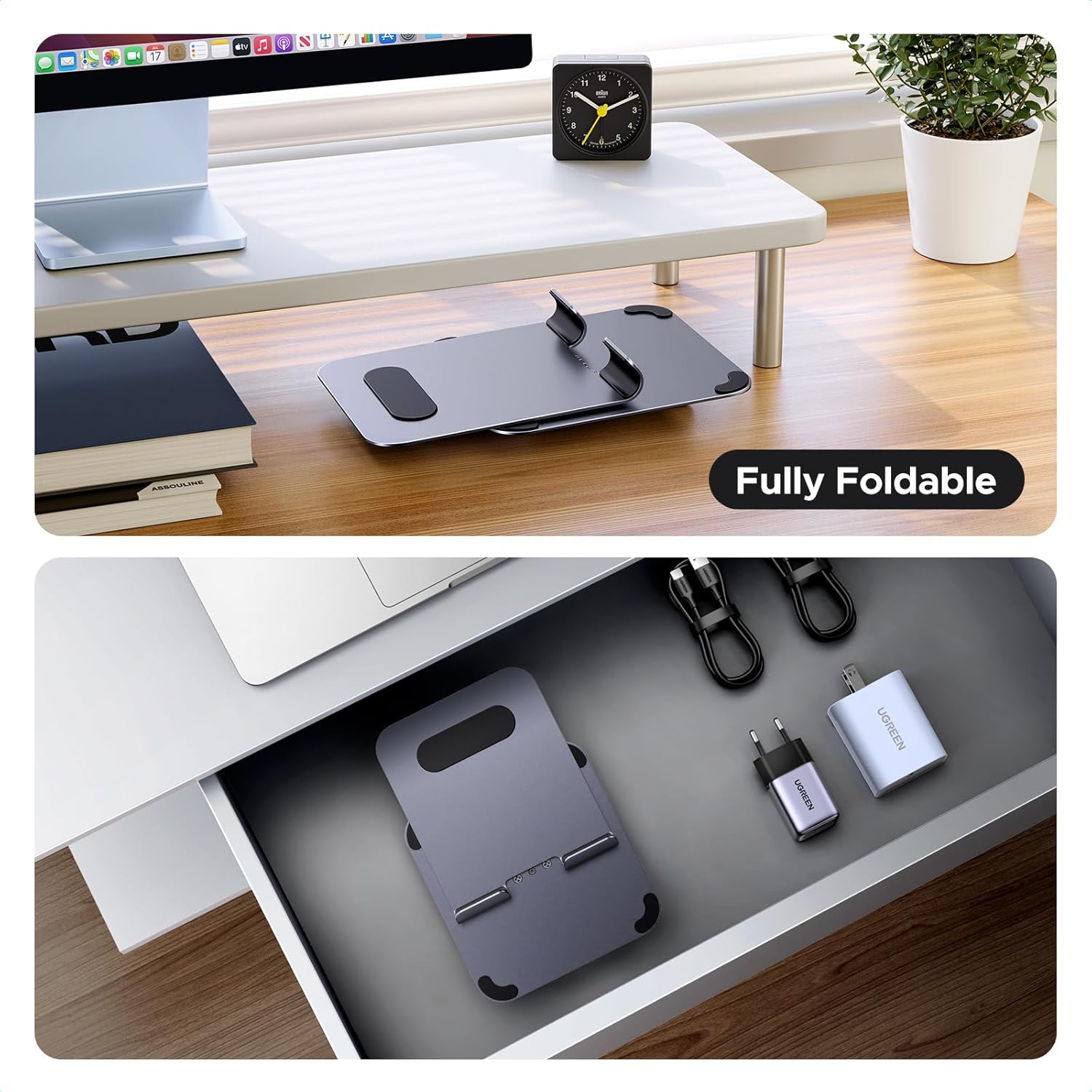Buy UGREEN 45860 Aluminum 360 Rotating Tablet Stand Holder for Desk, Foldable & Portable Online in Pakistan - UGREEN PK