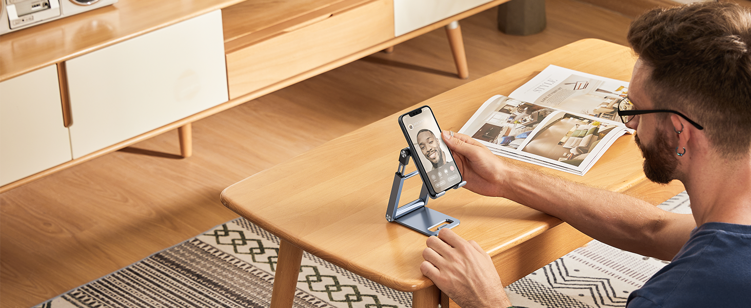 UGREEN 50324 Ergonomic Adjustable Height Phone Stand for Desk, Foldable & Portable Buy UGREEN 50324 Ergonomic Adjustable Height Phone Stand for Desk, Foldable & Portable Online in Pakistan - UGREEN PK