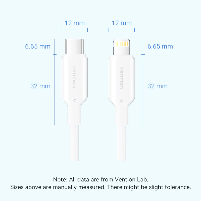 Buy VENTON LAKWH MFi Certified USB-C to Lightning Cable (2 Meter) 27W Fast Charging Online in Pakistan - UGREEN PK