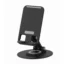 STABLE LS29 360 Degree Rotating Metal Phone Holder (Black/White) - Black