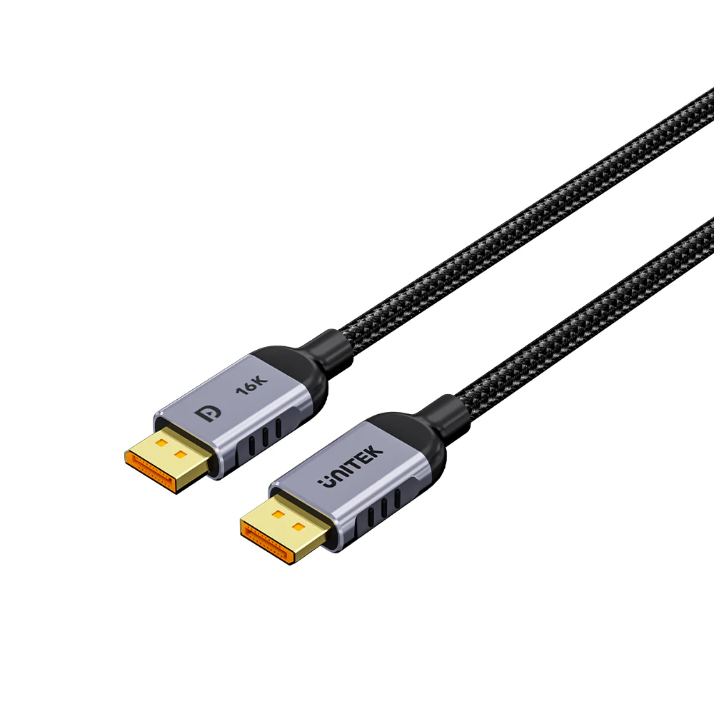 Buy UNITEK DisplayPort 2.1 Certified Braided Cable 16K@60Hz (2 Meter) 80Gbps DP to DP Cable for Gaming Online in Pakistan - UGREEN PK