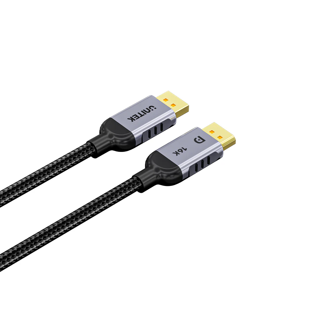 Buy UNITEK DisplayPort 2.1 Certified Braided Cable 16K@60Hz (2 Meter) 80Gbps DP to DP Cable for Gaming Online in Pakistan - UGREEN PK