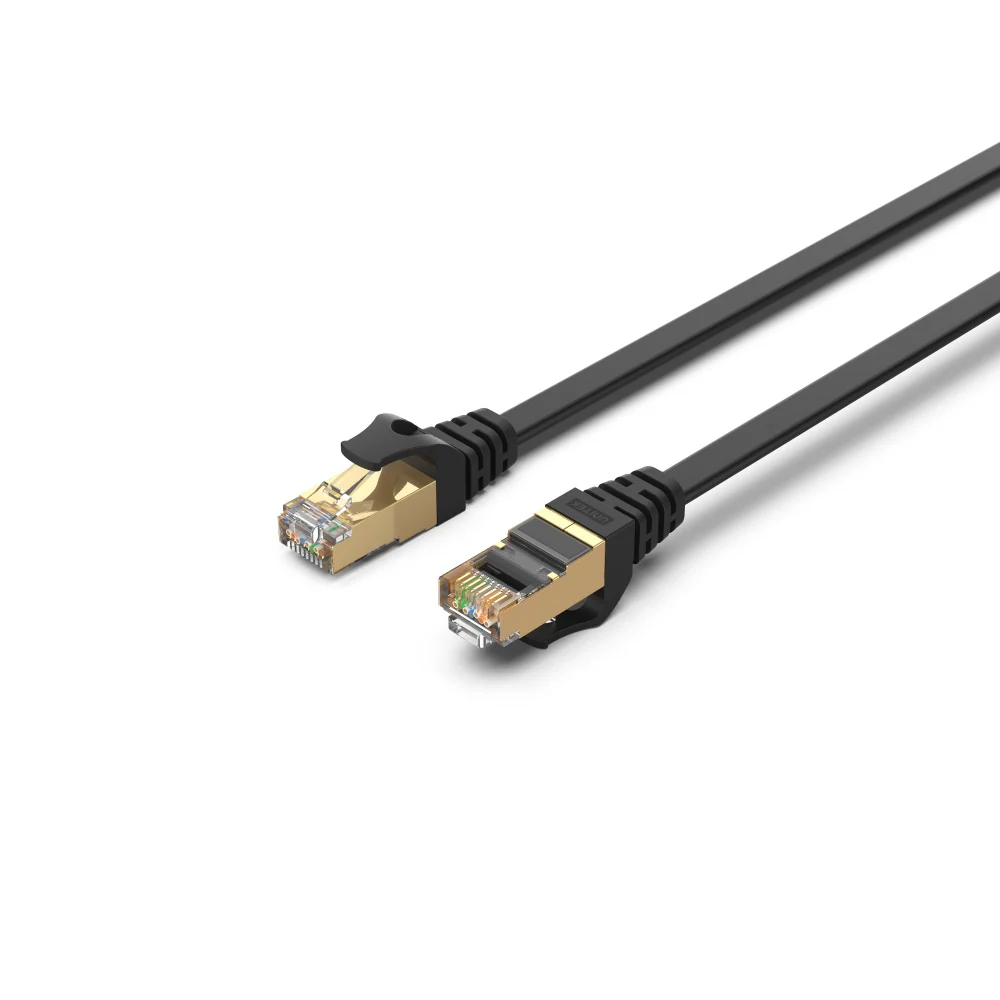 Buy UNITEK Cat 7 Flat Ethernet Cable (1 Meter) RJ45 Gold Plated LAN Wire, Ultra Thin 1.8mm Height 10Gbps High Speed SSTP Double Shielded Online in Pakistan - UGREEN PK