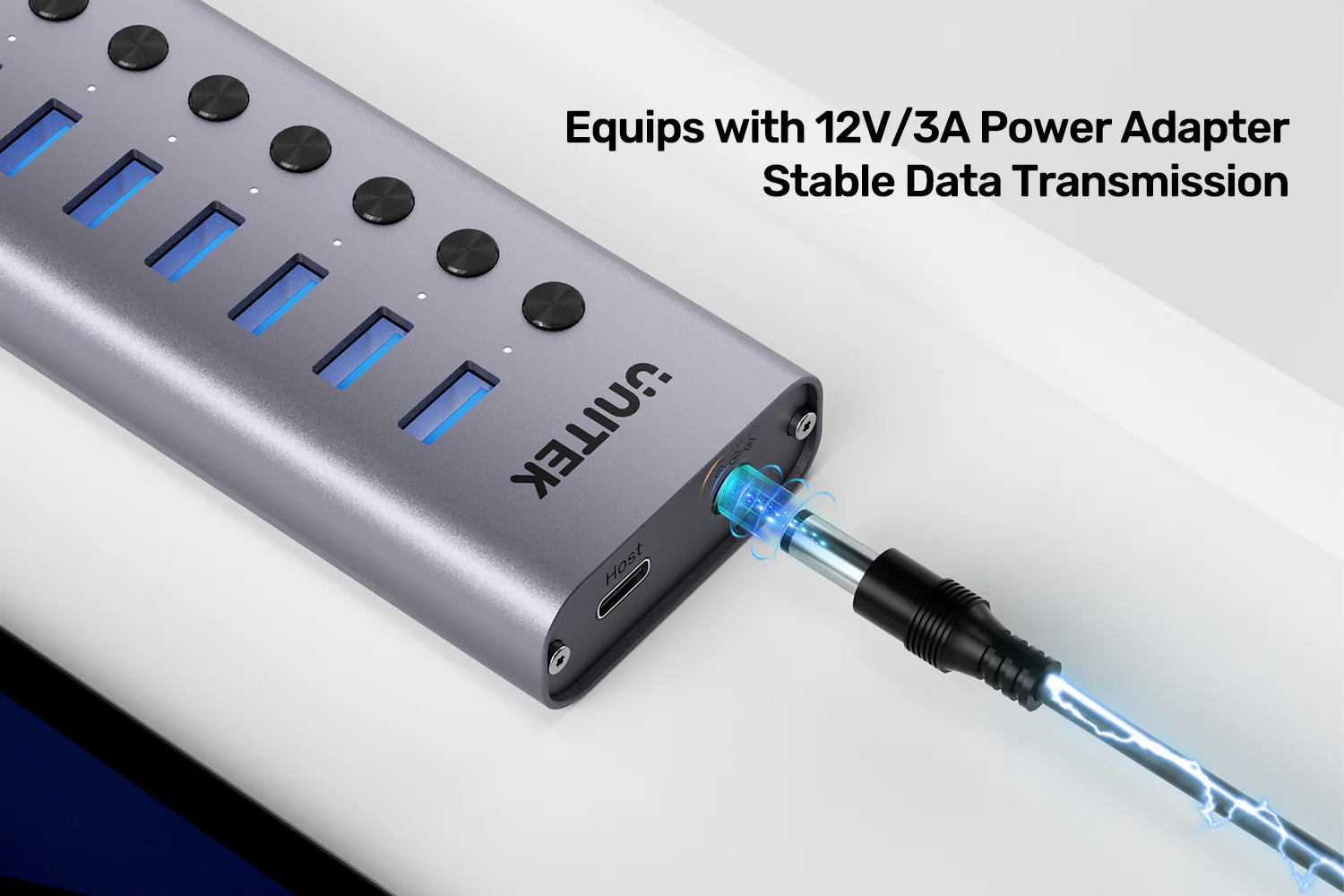 UNITEK 10-in-1 USB Hub with Individual Port Switches, 8x USB-A + 2x USB-C 5Gbps with BC1.2 Fast Charging Buy UNITEK 10-in-1 USB Hub with Individual Port Switches, 8x USB-A + 2x USB-C 5Gbps with BC1.2 Fast Charging Online in Pakistan - UGREEN PK