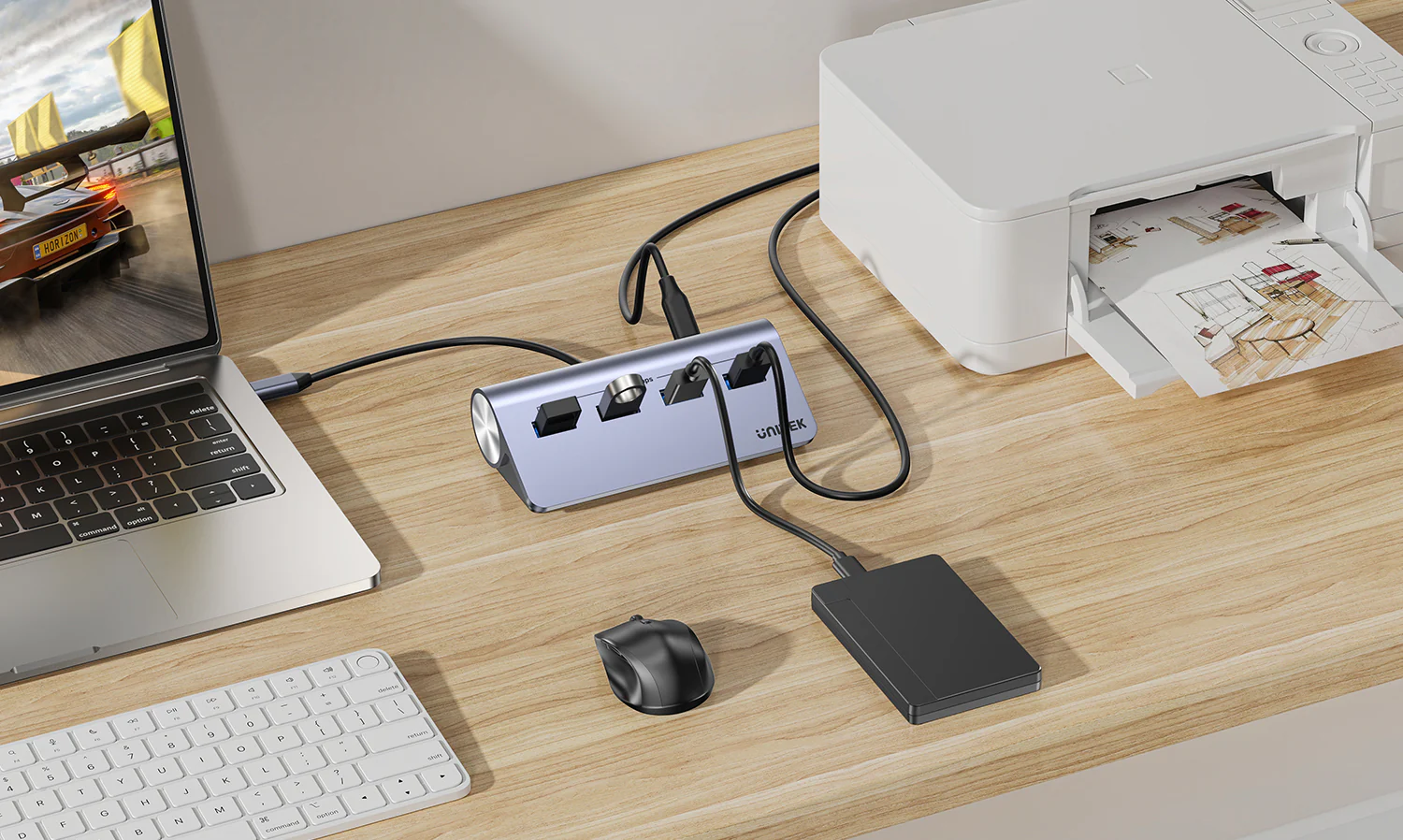 UNITEK uHUB Q4 4-in-1 USB-C Hub 5Gbps Data Ports with External Power 33° Angled Aluminum Design Buy UNITEK uHUB Q4 4-in-1 USB-C Hub 5Gbps Data Ports with External Power 33° Angled Aluminum Design Online in Pakistan - UGREEN PK