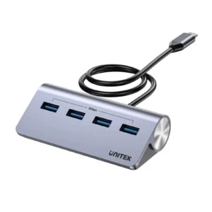 UNITEK H1337BGY01 uHUB Q4 4-in-1 USB-C Hub