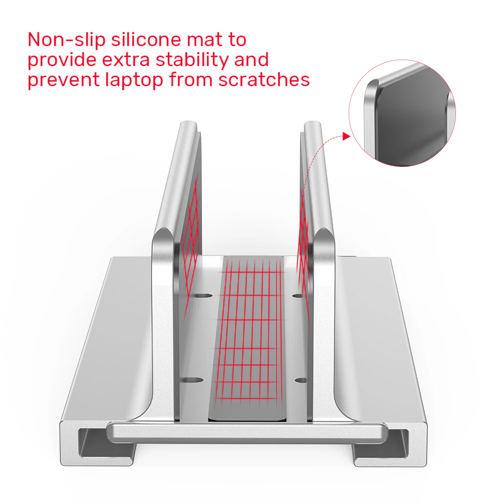 Buy UNITEK Adjustable Laptop Stand Holder, Aluminum Desktop Vertical Stand for MacBook, Microsoft Surface, Gaming Laptops, Chromebooks Online in Pakistan - UGREEN PK