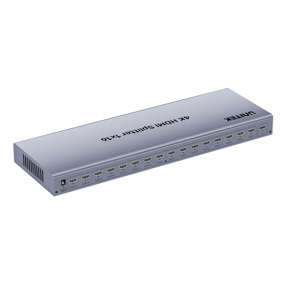 Buy UNITEK HDMI Splitter 1 in 16 Out 4K@30Hz, Professional 16-Port Video Distributor for Digital Signage Online in Pakistan - UGREEN PK