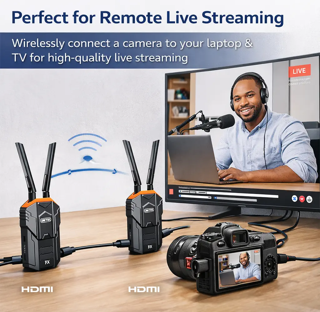 Buy UNITEK Wireless HDMI Receiver Only 1080P@60Hz for UNITEK V176A System Online in Pakistan - UGREEN PK