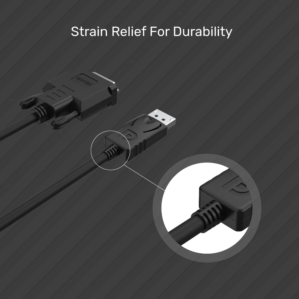 Buy UNITEK DisplayPort to DVI-D Cable (1.8 Meter) 1920x1200 @60Hz Active Adapter Cable Online in Pakistan - UGREEN PK