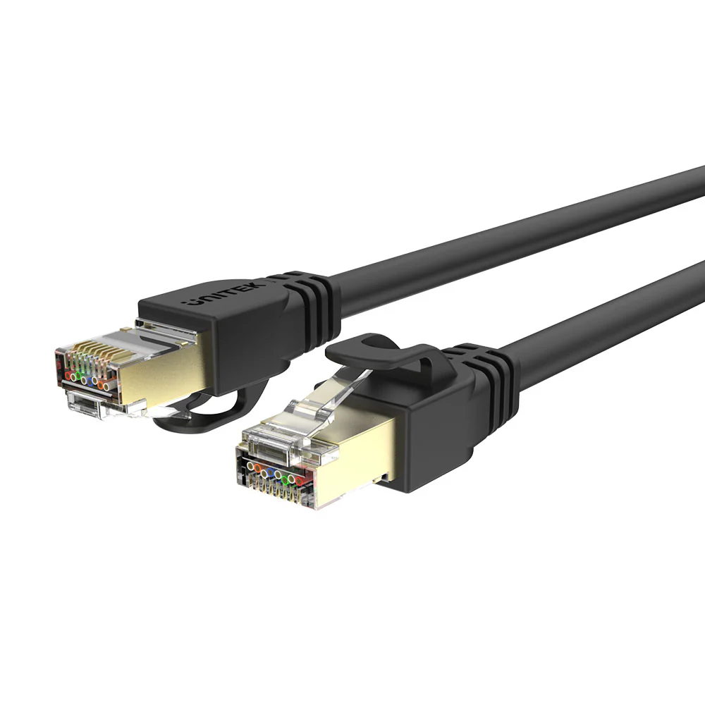 Buy UNITEK Cat 7 SFTP Ethernet Cable 10Gbps, 600MHz, Double Shielded, Gold Plated RJ45, PoE Compatible Online in Pakistan - UGREEN PK