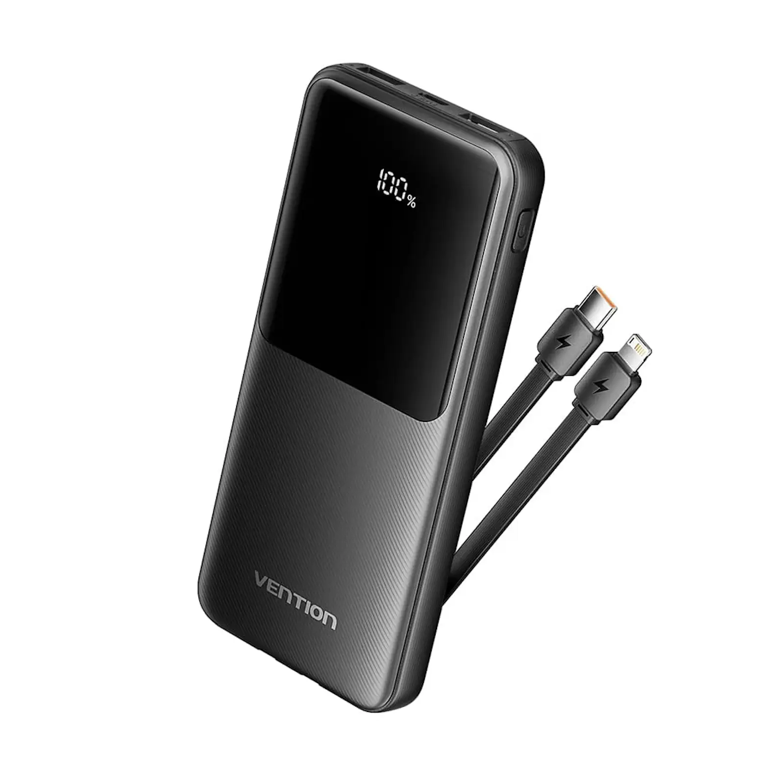 Buy VENTION FHOB0 10000mAh Power Bank 22.5W Fast Charging with Built-in Cables (Black) for iPhone 17/16/15 /14 Online in Pakistan - UGREEN PK