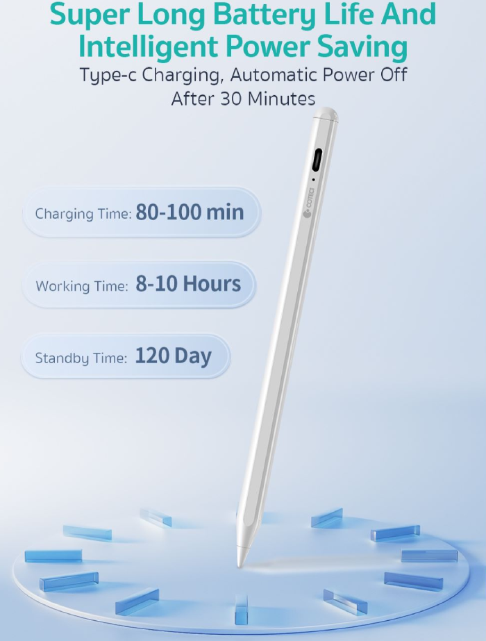 Buy COTECi P8 Universal Active Stylus Pen with Tilt Function, USB-C Fast Charging & Magnetic Attachment Online in Pakistan - UGREEN PK