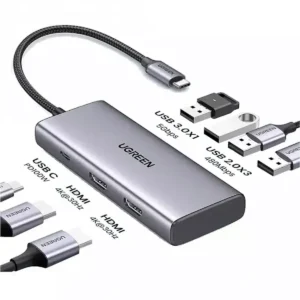 UGREEN 35897Â 7-in-1 USB-C Hub with Dual HDMI