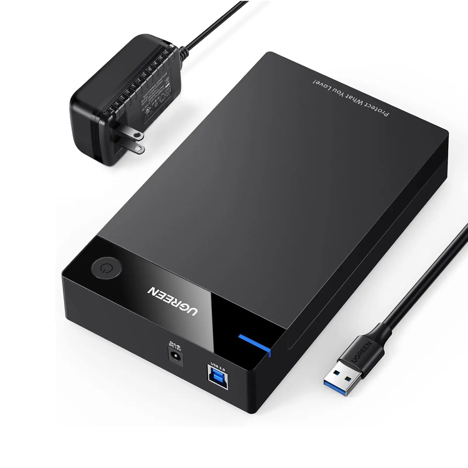 UGREEN 30849 USB 3.0 External HDD Enclosure for 3.5 2.5 Inch SATA SSD HDD - Image 9
