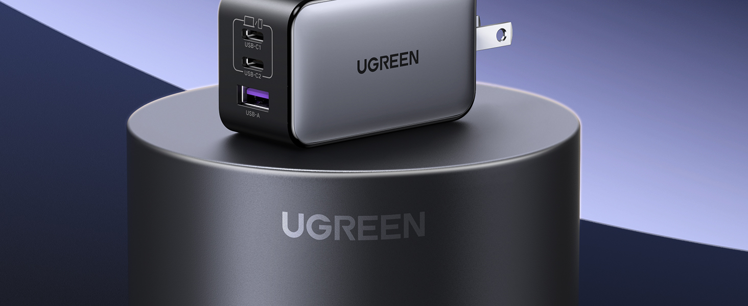 UGREEN 20700 Nexode 65W GaN USB C 3-Port (US Plug) Foldable Fast Charger for iPhone 17/16/15 Series Buy UGREEN 20700 Nexode 65W GaN USB C 3-Port (US Plug) Foldable Fast Charger for iPhone 17/16/15 Series Online in Pakistan - UGREEN PK