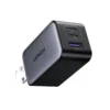 UGREEN 20700 Nexode 65W GaN USB C 3-Port Compact Foldable Fast Charger